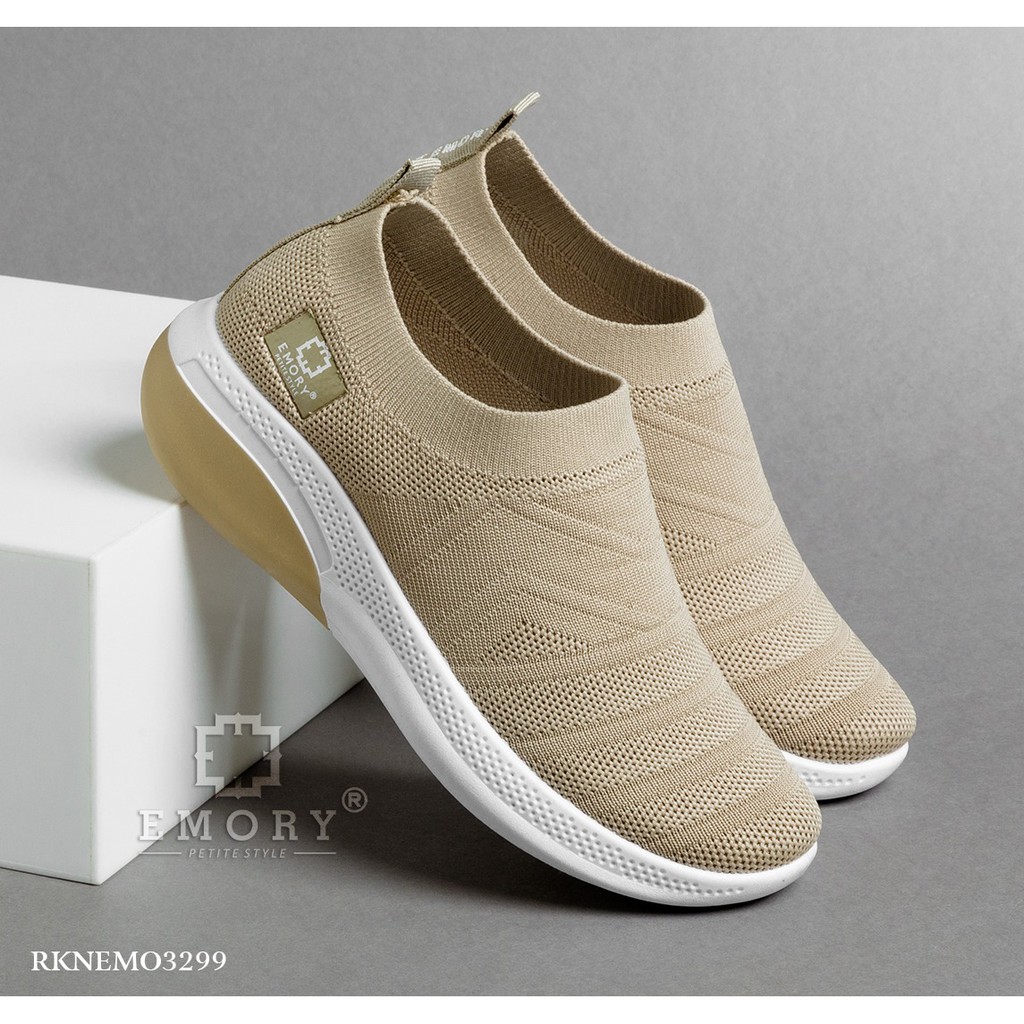 LINKSBANDUNG - EMORY  Flexknit Sneakers Series RKNEMO3299 Sepatu Olahraga Wanita Rajut Original
