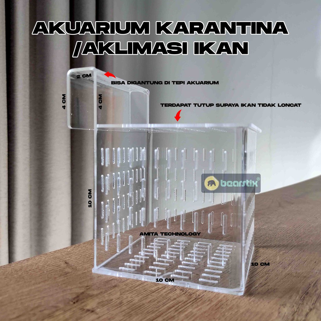 Akuarium Ikan Tempat Aklimasi Ikan Air Laut Karantina Cupang Aquarium Ikan Air Tawar Hias