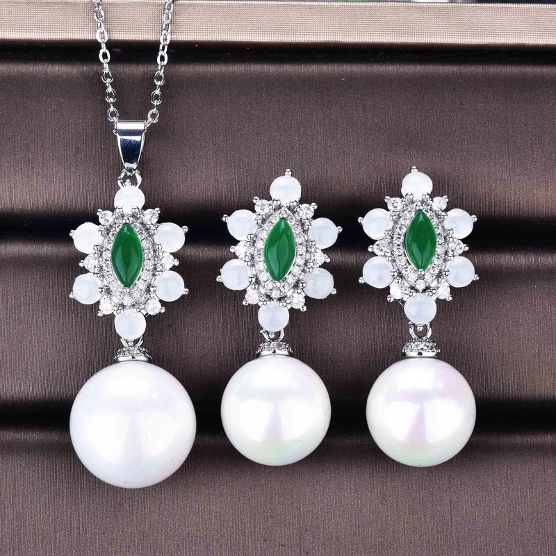 Luxury Premium Custom Nanyang Pearl Jewelry Set