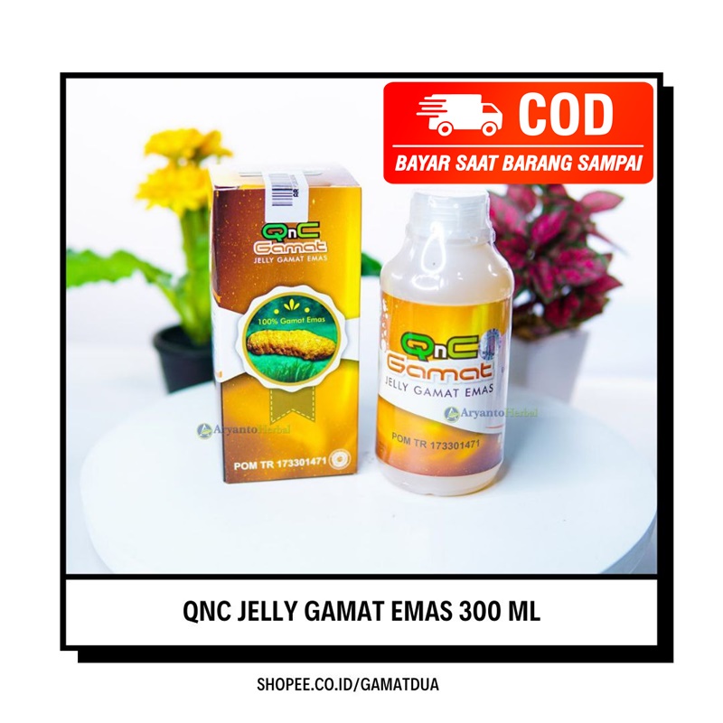 Obat Polip Gigi - Kista gigi - Benjolan di Gusi - QnC Jelly Gamat Original - QnC Jelly Gamat Emas As