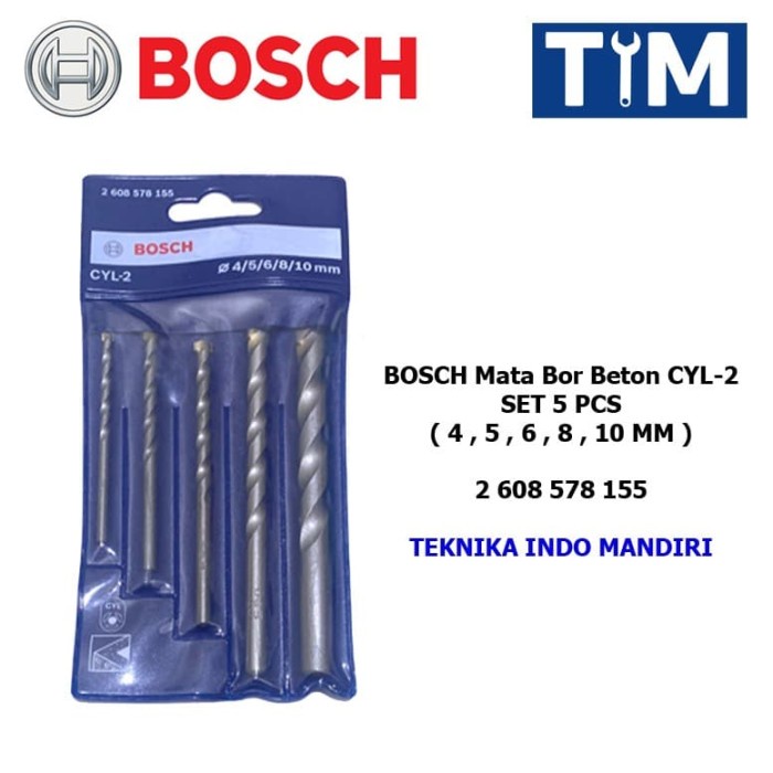 Bosch Mata Bor Beton Set / Mata Bor Massonry 5 Pcs