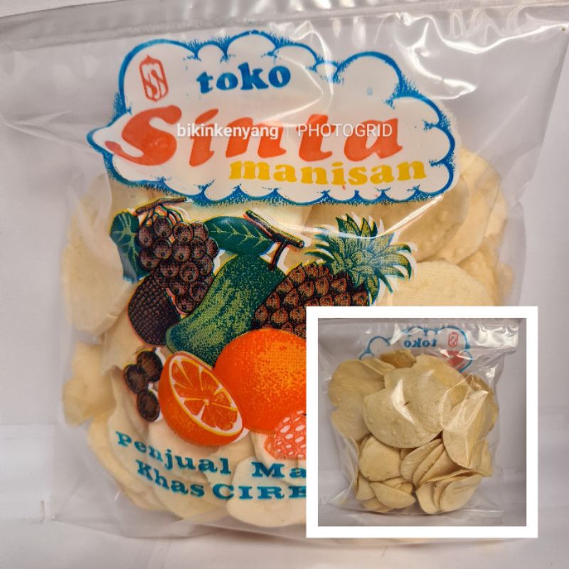

Keripik Kentang Putih Asli "Sinta Manisan" berat - 100 gram Khas Cirebon