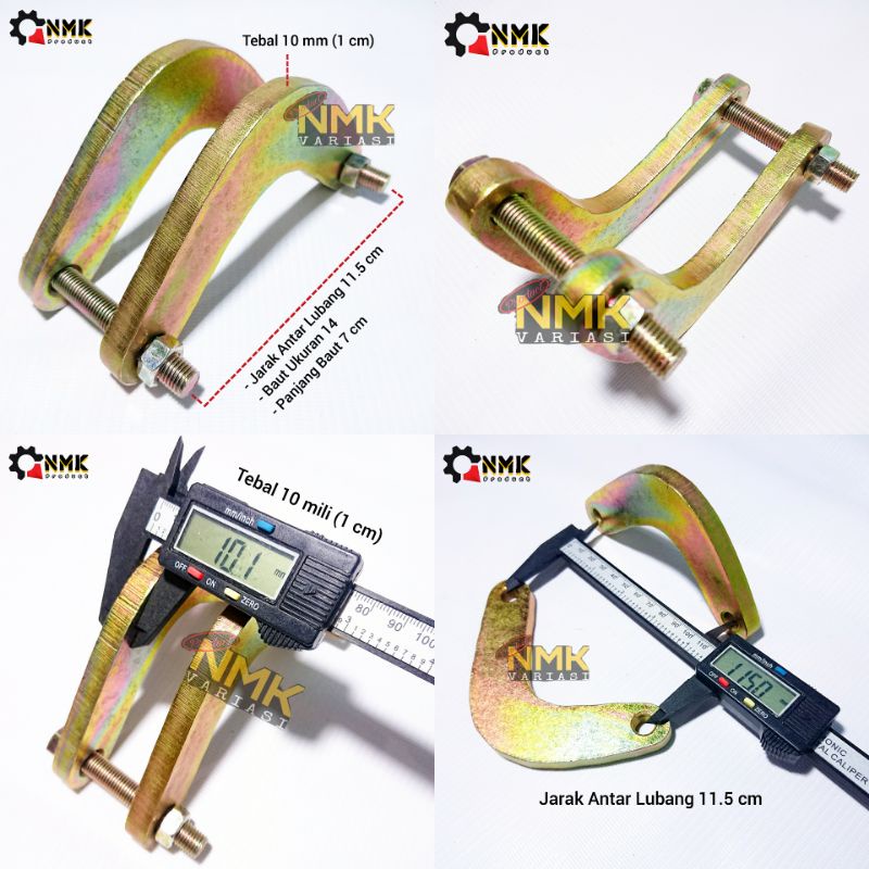 Conrod R15 Ukuran Standar Original & Peninggi Shock Belakang R15 V3 V2 Old Tebal 10 mm