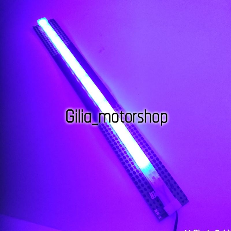 Lampu Strip/ Lampu Kolong single  30cm Bening 7 warna Universal