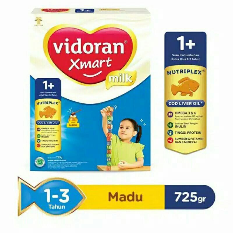 vidoran xmart 1+ Vanilla Madu 725 gr