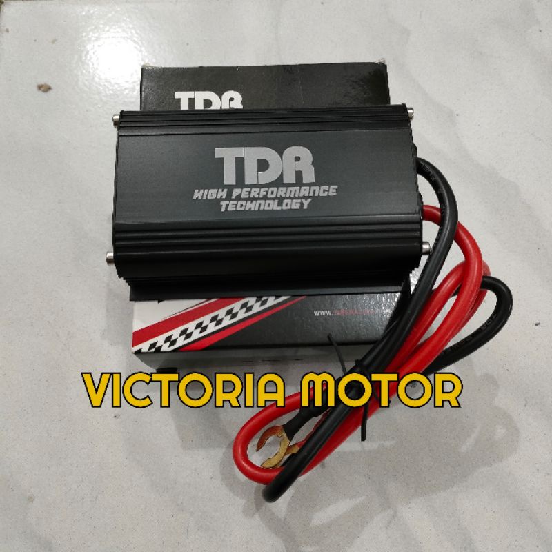 Stabilizer Voltage baterai Aki motor TDR/ Penghemat daya listrik lampu motor HID Neon LED lampu