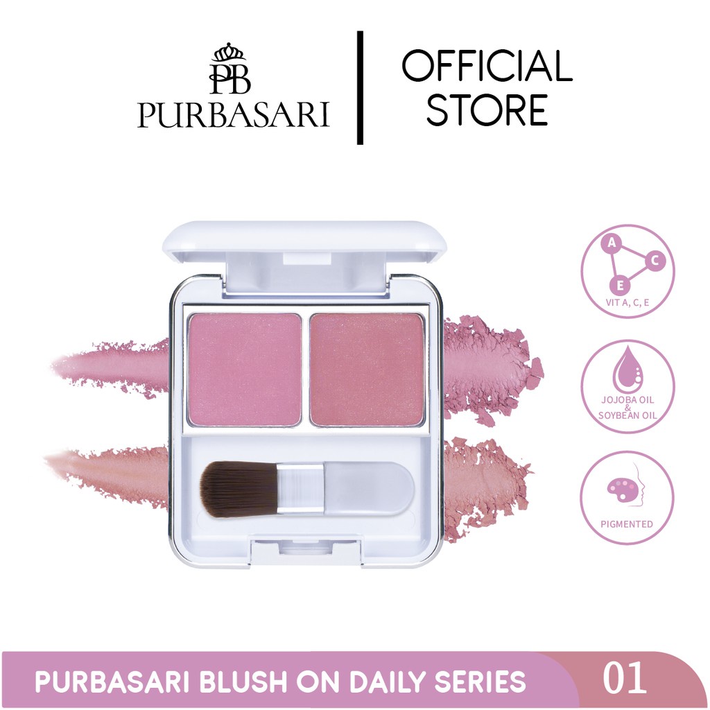 Purbasari Makeup Daily Series Blush On 5gr