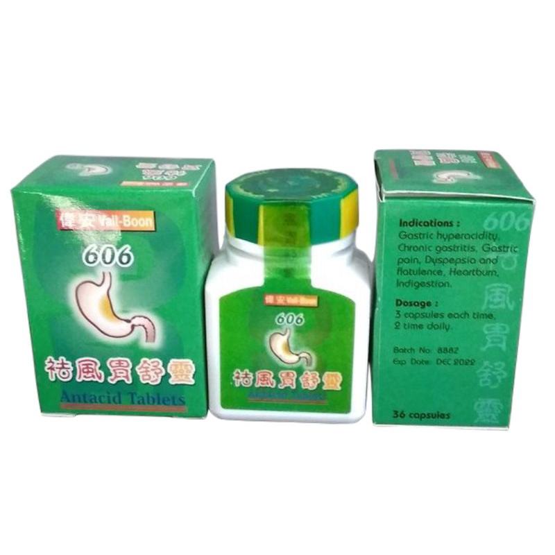 Val-Boon 606 Antacid Tablet (Obat Maag) Ori