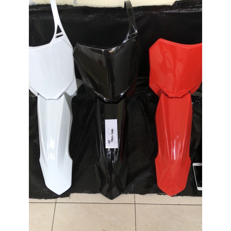 Spakbor Depan Crf  250 Set Papan Nomor Crf 250 Bahan Plastik Abs Papan Nomor Crf 250 Set Spakbor