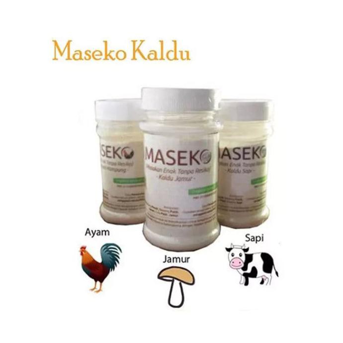 

Maseko kaldu Ayam / sapi 100 g botol Non MSG Lingkar Organik - Kaldu sapi FREE ONGKIR