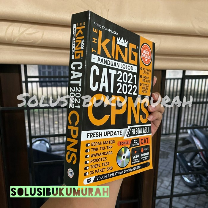 

READY STOCK BUKU BEST SELLER THE KING PANDUAN LOLOS CAT CPNS 2022 TERBARU KPL294