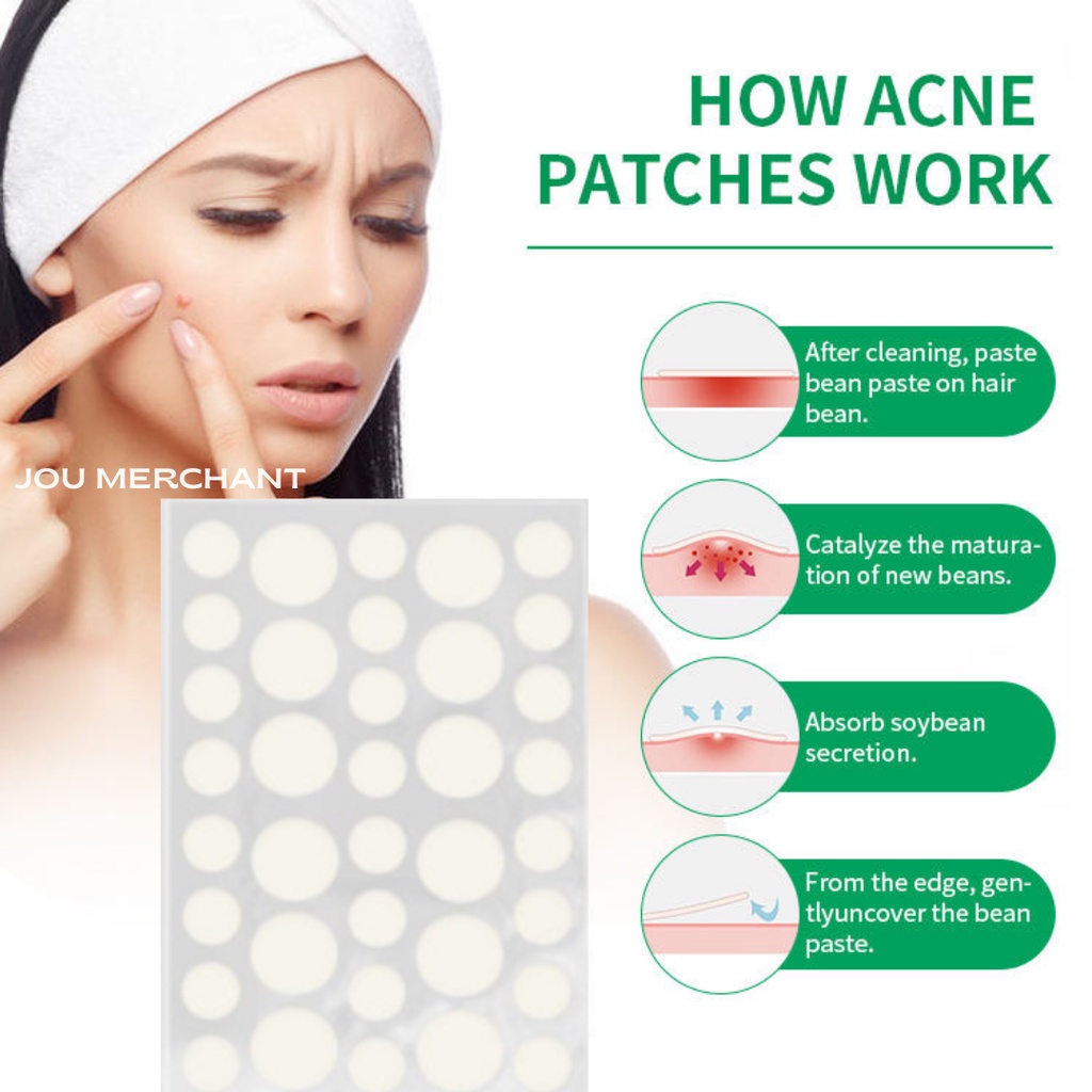 Acne Pimple Patch / Sticker Jerawat Tipis / Penghilang Jerawat 36 PCS - Obat Jerawat Acne Treatment Day/Night