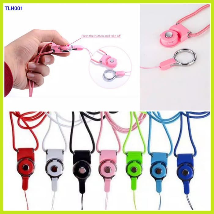 TALI GANTUNGAN HP STRAP SMARTPHONE UNIVERSAL - WARNA ACAK