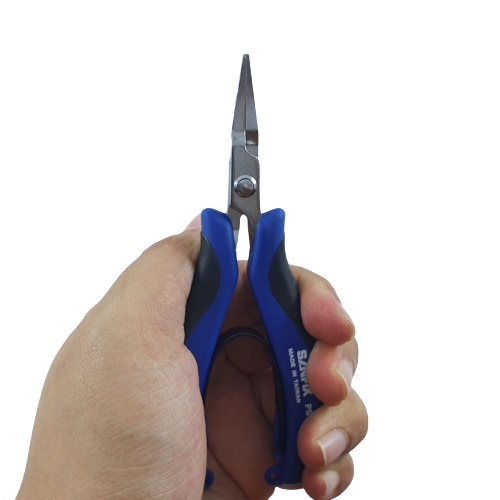 Tang Lancip Jepit 5 inch Sanfix Flat Nose Pliers Slim 150mm Cucut PS-41