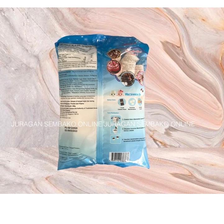

➞Bestseller LWMWU CORNICHE Marshmallow Mega Snow White 300 g HALAL BESAR / CORNICHE MARSHMALLOW BESAR 33 ➞Grosir