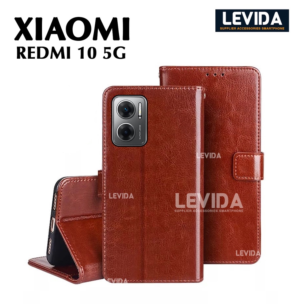Redmi 10 5G Redmi 10A Redmi 10C Flip Cover Kulit Case Sarung Buku Redmi 10 5G Redmi 10A Redmi 10C