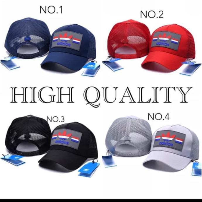 Barang Berkualitas Topi Trucker Adidas Original / Topi Branded STOK TERBATAS
