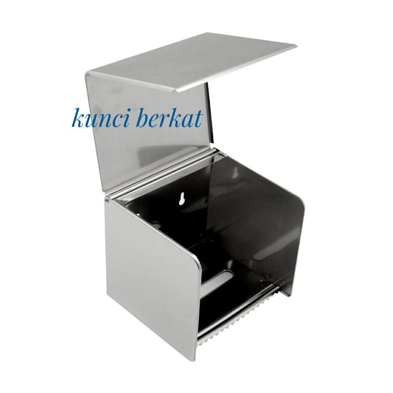 Tempat Tissue Minimalis/Tisu holder/Stainless/Box