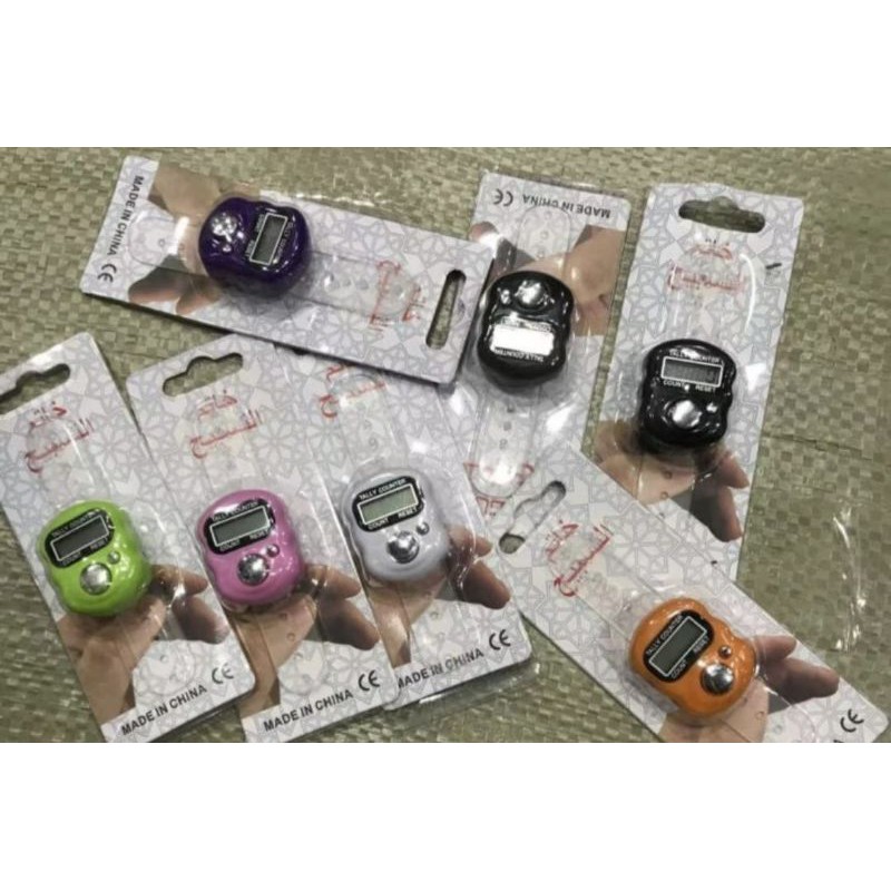 TASBIH DIGITAL FINGER COUNTER, WARNA DIKIRIM ACAK