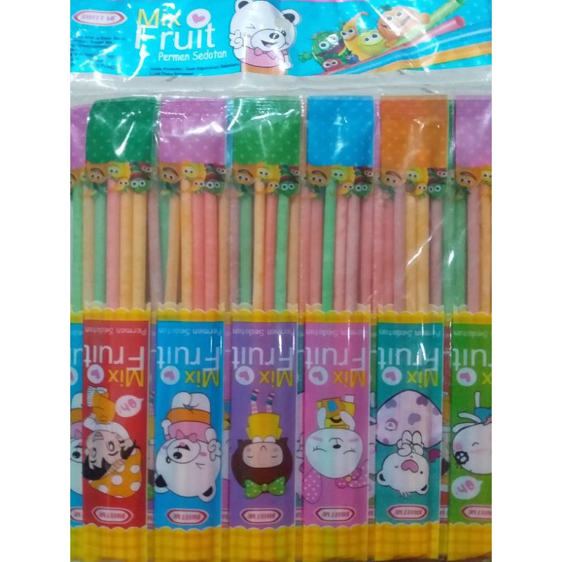 

Permen sedotan mix fruit