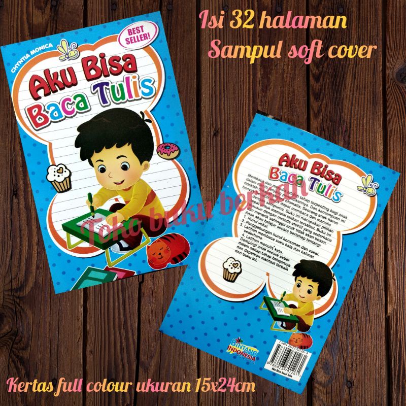 buku aku bisa baca tulis 32 halaman (15x24cm)