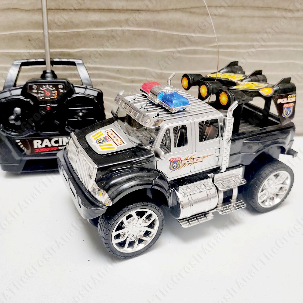 Mobil Police Jeep RC 727-X4 Mainan Polisi Off Road Car Remote