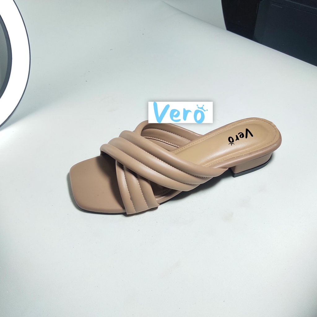 sandal wanita hak tinggi 3cm, VERO Vr-2204