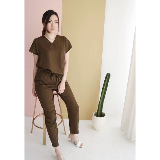 Vosshop Preloved ~ RENATA Set (Armygreen)