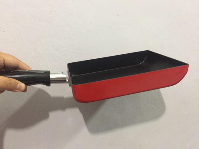 Fry Pan Wajan Penggorengan Teflon Segi Kotak Medium