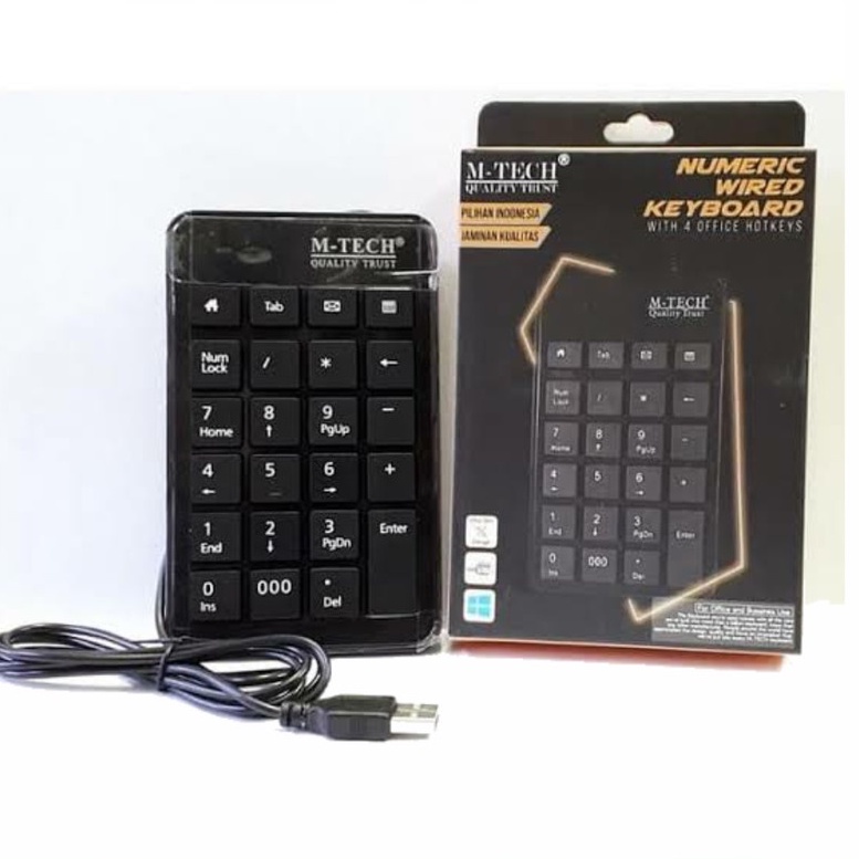 Keyboard numerik / angka M-tech usb