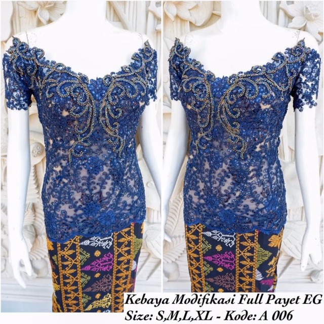 Kebaya modifikasi full payet premium