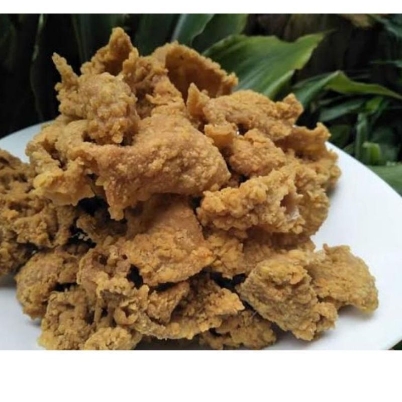 Keripik Kulit Ayam Crispi Pedas Daun Jeruk 70grm