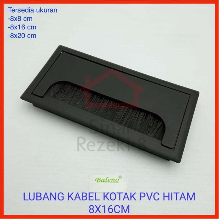 

Tutup Lubang Kabel Kotak 8 x 16 BLACK Meja Kantor Cable Hole Grommet Kualitas Terjamin