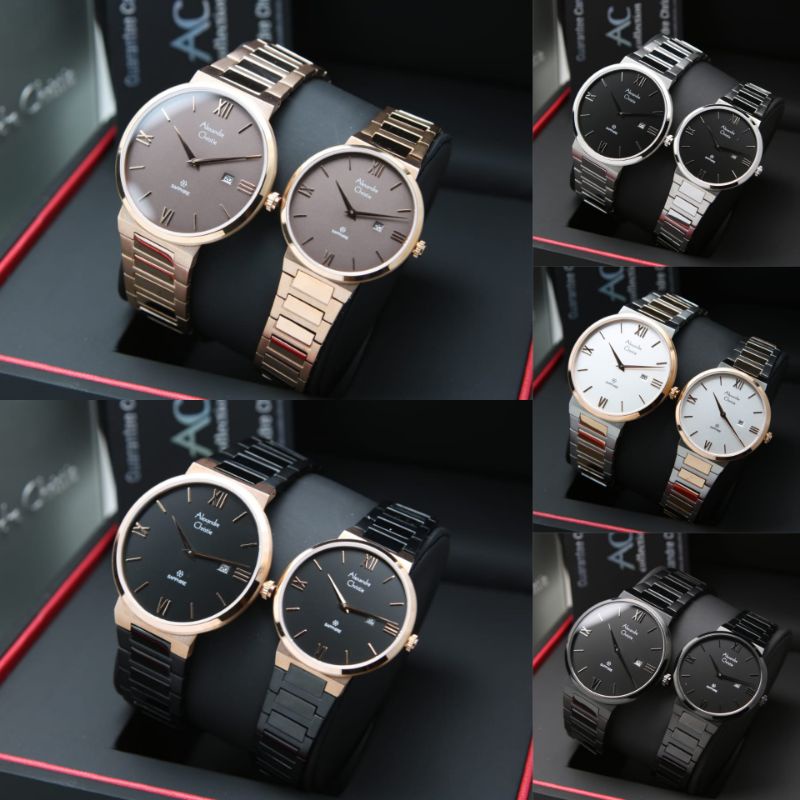 ALEXANDRE CHRISTIE COUPLE AC 8564 / AC8564 SAPPHIRE ORIGINAL GARANSI RESMI 1 TAHUN