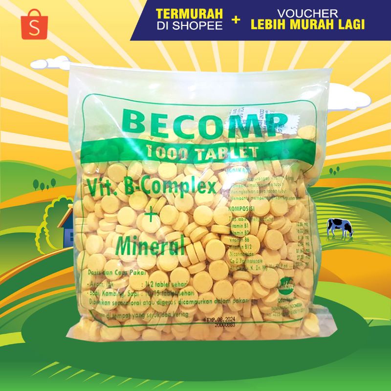 Vitamin B Kompleks - Vitamin Kucing Penambah Daya Tahan Tubuh Kelinci Anjing Kucing Ayam (1 BUAH)