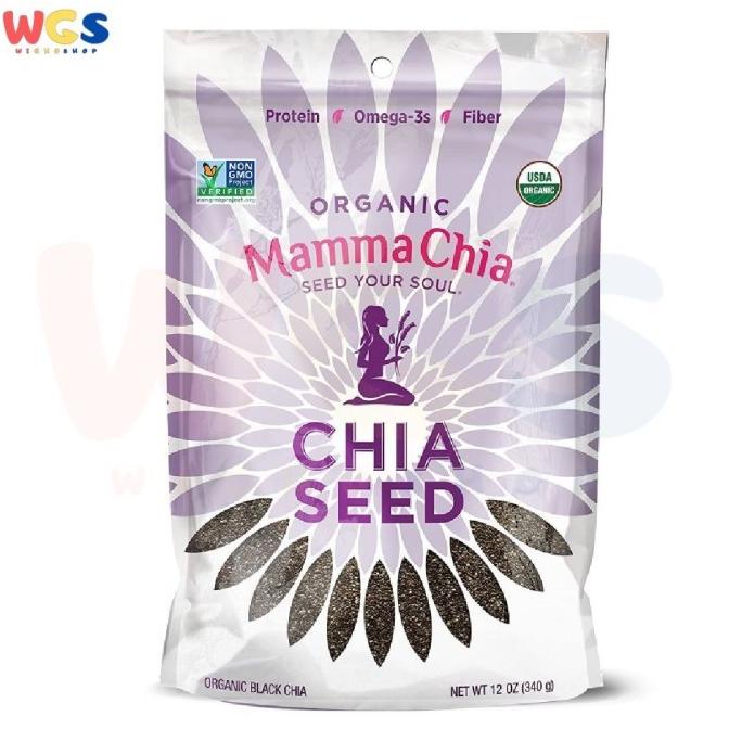 

Mamma Chia Organic Black Chia Seed Seed Your Soul 12oz 340g