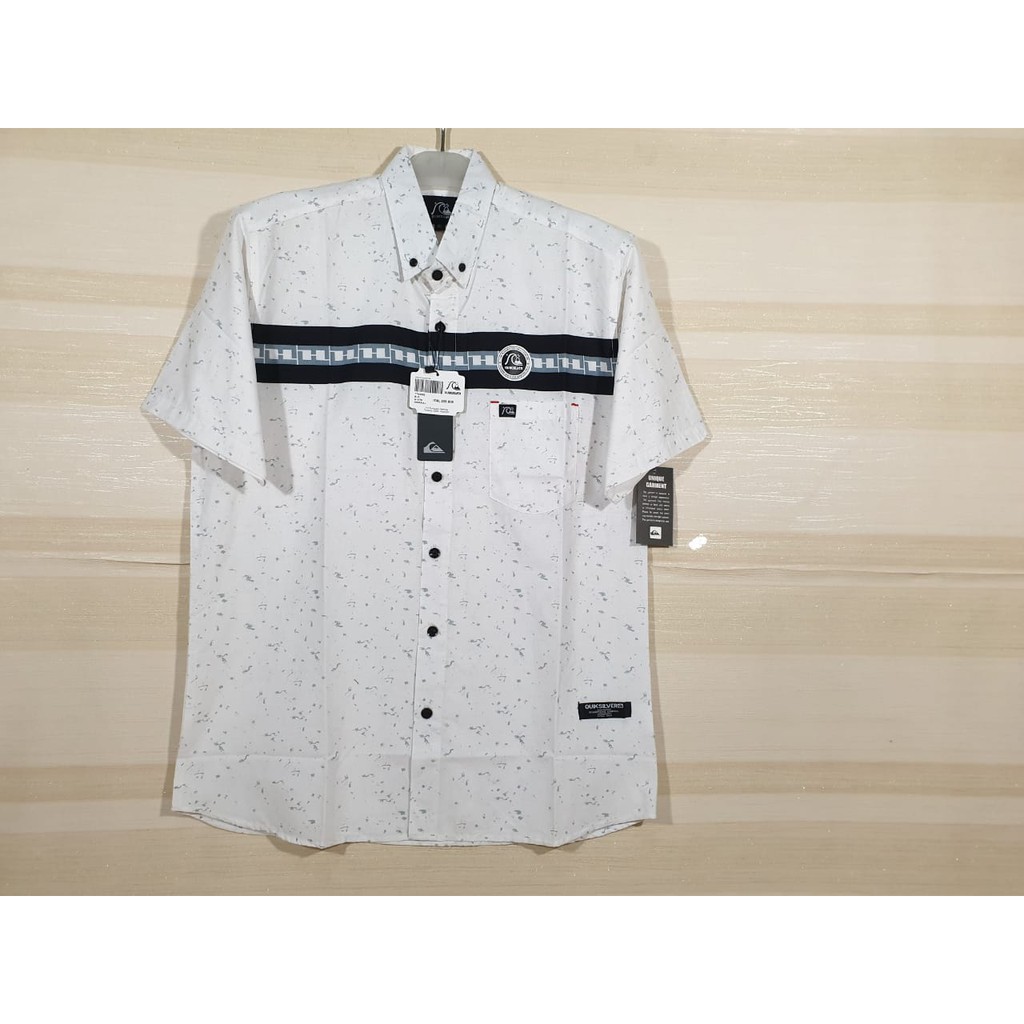 Kemeja Pria QUICK SILVER BLACK SURF THREE SECOND