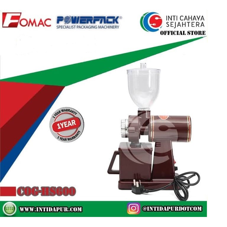 Mesin Gilingan/Giling Kopi Fomac COG-HS600