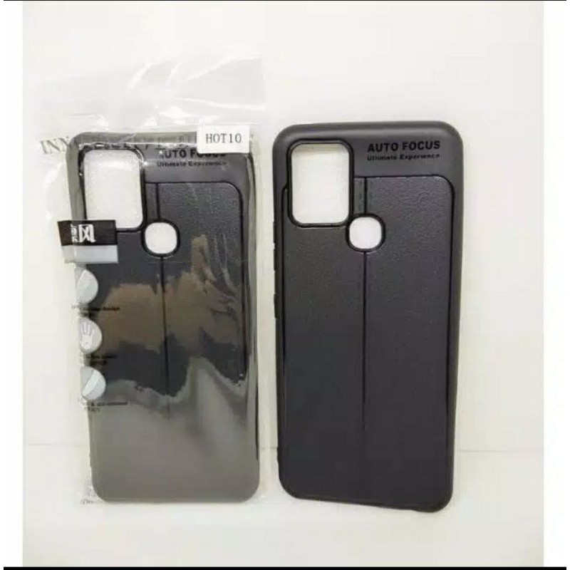 AutoFocus Infinix Hot 10 X682C 6.78" Leather SoftCase AutoFokus Soft Case Infinix Hot 10