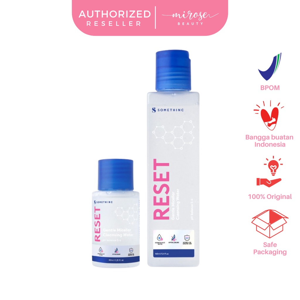 SOMETHINC Reset Gentle Micellar Cleansing Water - Magic Water Pembersih Wajah