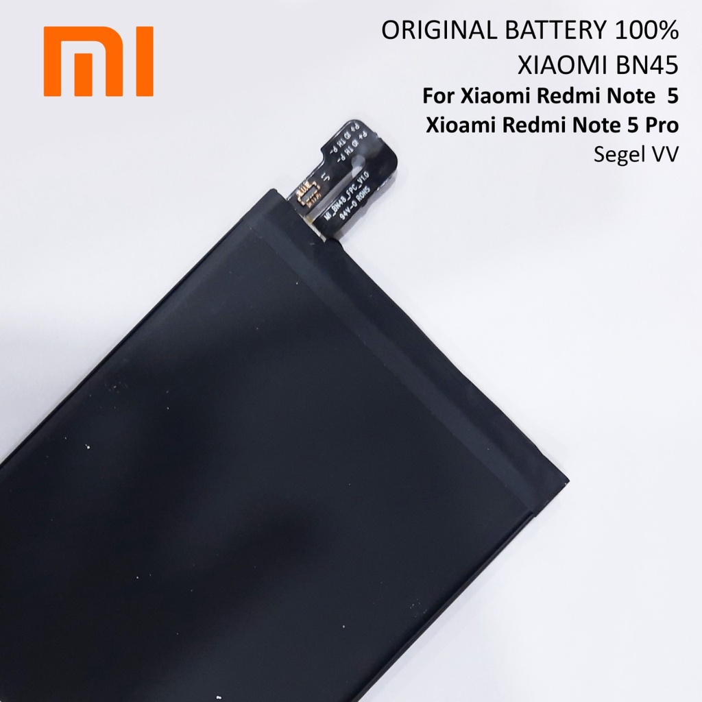 Baterai Batre Xiaomi Redmi Note 5 /Note 5 pro BN 45 Batre Original 100% Distributor Batre Xiaomi