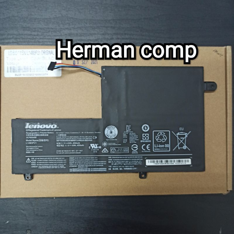 Original Baterai Lenovo Ideapad 510s 510s-14 510s-14ISK series