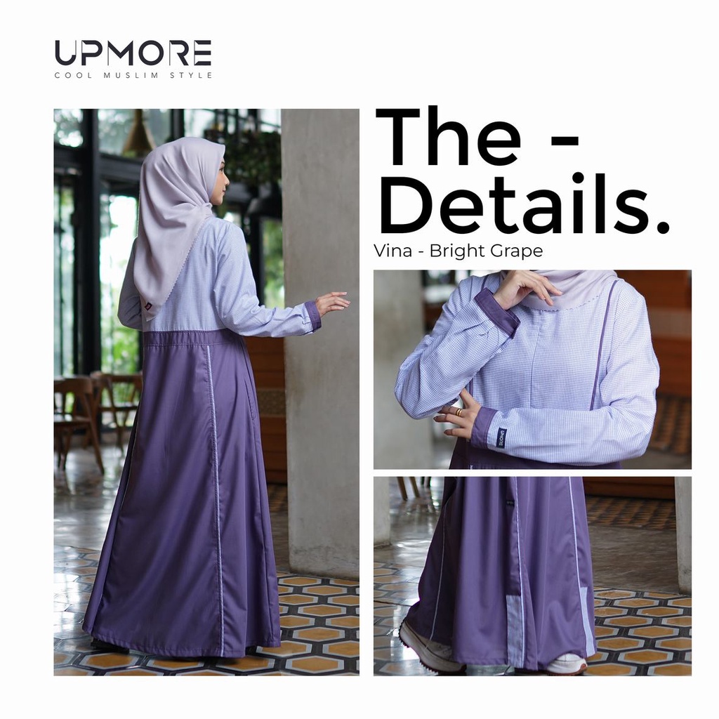 UPMORE GAMIS VINA BRIGHT GREEN DAN VINA BRIGHT GRAPE