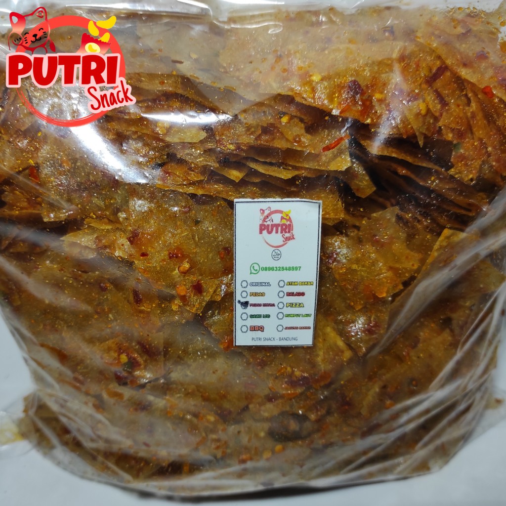 Keripik Kaca / Beledag elod / Kripca 250gr Daun Jeruk