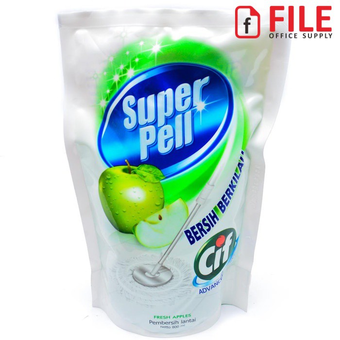 Super Pell Pembersih Lantai Refill (800 ml)