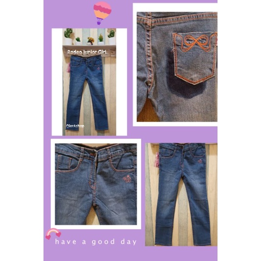 Jeans anak perempuan rodeo junior girl/rodeo junior/rodeo/that's donald