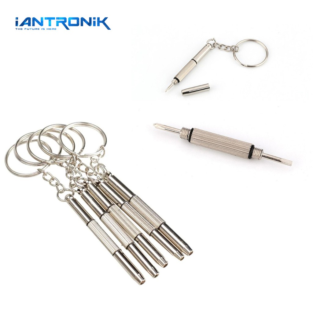 Gantungan Kunci Obeng 3in1 Plus Minus Mini / SCREW DRIVER KEYCHAIN