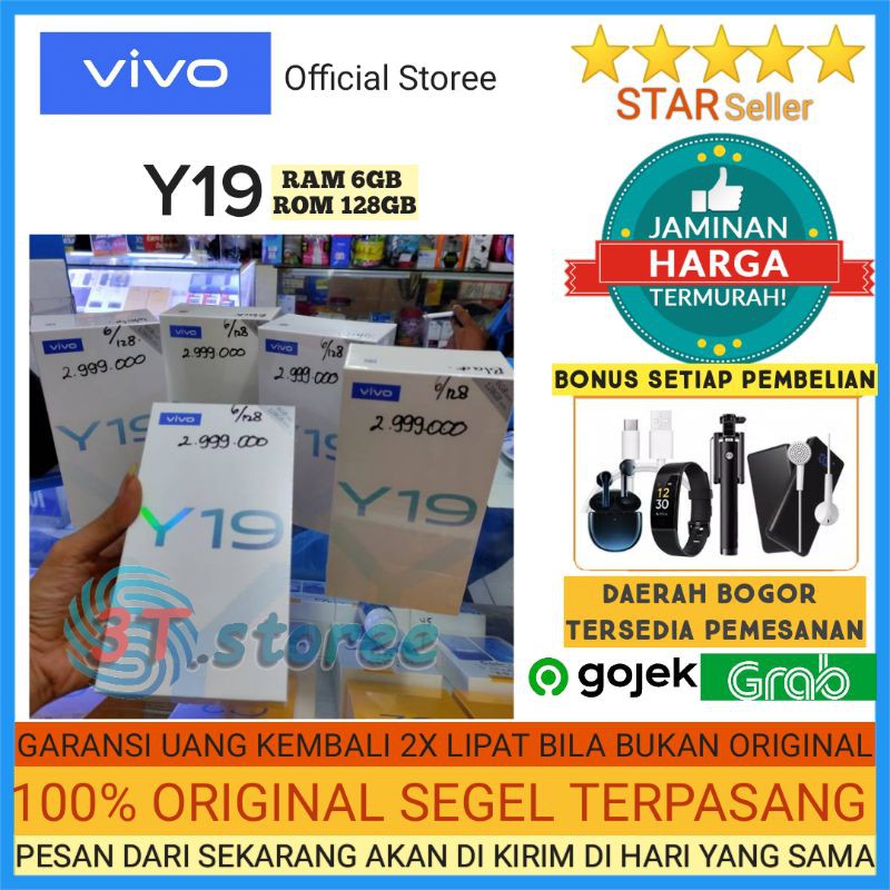 VIVO Y19 [6/128GB] [6/128GB] ORIGINAL VIVO 100% BARU