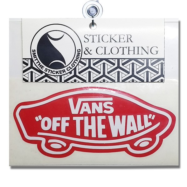 Stiker Vans Off The Wall Skateboard Logo Cutting Sticker 2W untuk aksesoris Mobil Motor