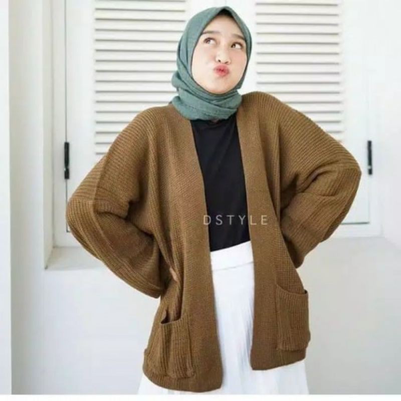 LOOCY CARDY CARDIGAN OVERSIZE // CARDIGAN RAJUT WANITA

